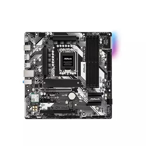 ASRock B760M Pro-A WiFi DDR5 Intel 14th Gen Micro ATX Motherboard-gallery-1