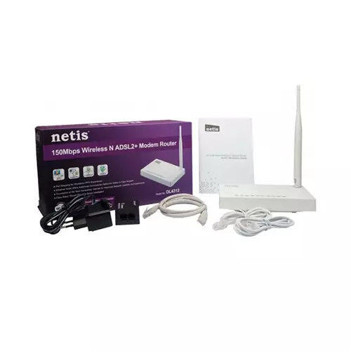 Netis DL4312 150 Mbps Wireless N ADSL+Modem Router-gallery-1