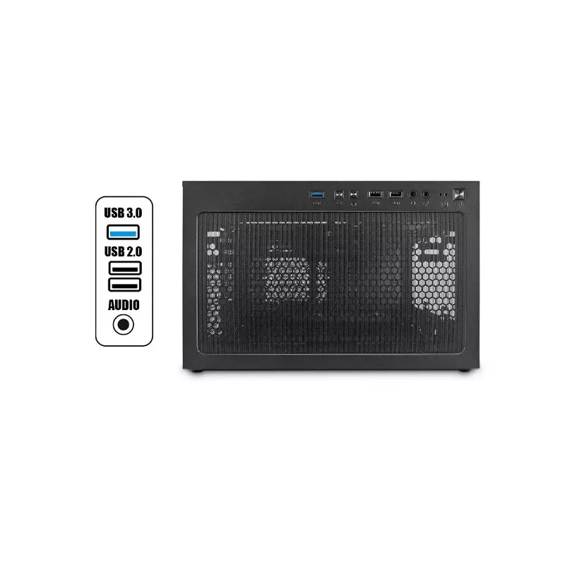 1STPLAYER X3-M M-ATX GAMING CASE BLACK-gallery-2