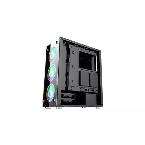 1STPLAYER V6 ATX GAMING CASE BLACK-gallery-2