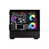 1STPLAYER D7 M-ATX RGB Gaming Case (Black)-gallery-1