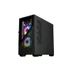 1STPLAYER D7 M-ATX RGB Gaming Case (Black)-gallery-4
