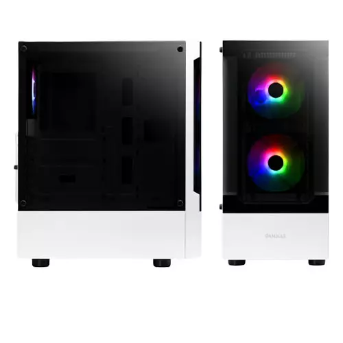 Gamdias TALOS E3 Tempered Glass WH Mid Tower ARGB Case-gallery-1