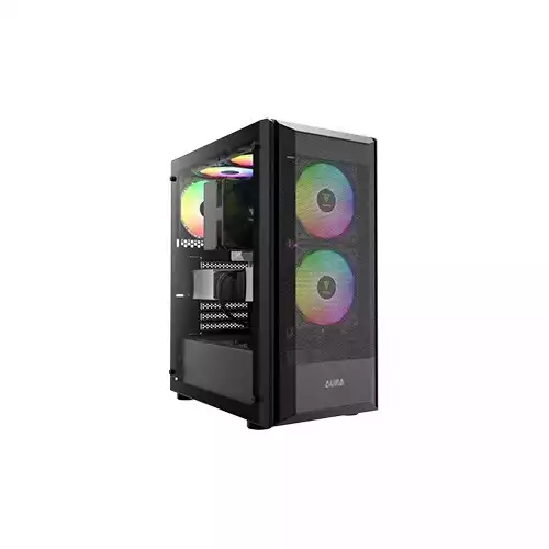 Gamdias AURA GC6 RGB ATX Mid-Tower Gaming Case (Black)