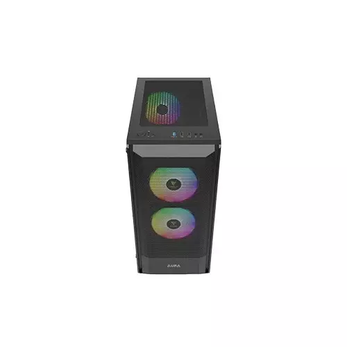 Gamdias AURA GC6 RGB ATX Mid-Tower Gaming Case (Black)-gallery-2