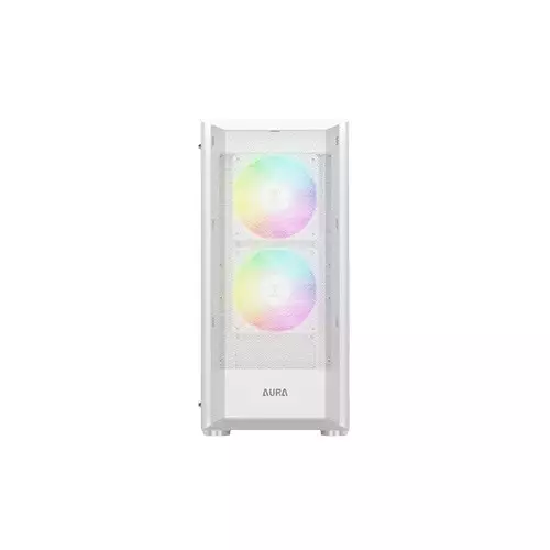 Gamdias AURA GC6 ARGB Fine Mesh ATX Mid-Tower Gaming Case (White)-gallery-2