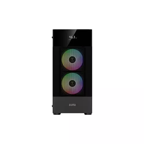 Gamdias AURA GC5 Digital Display Mesh ARGB Mid-Tower ATX Gaming Casing-gallery-1