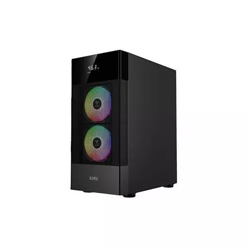 Gamdias AURA GC5 Digital Display Mesh ARGB Mid-Tower ATX Gaming Casing-gallery-3