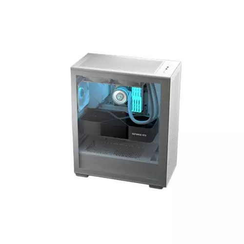 COUGAR MX220 RGB Mid Tower ATX Gaming Case (White)-gallery-3