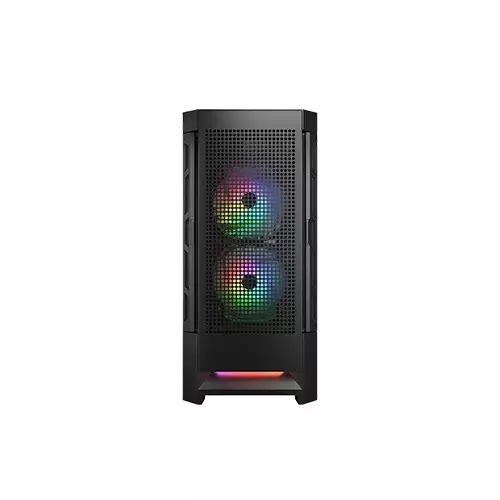 COUGAR Airface RGB Mid-Tower ATX Computer Case (Black)-gallery-1