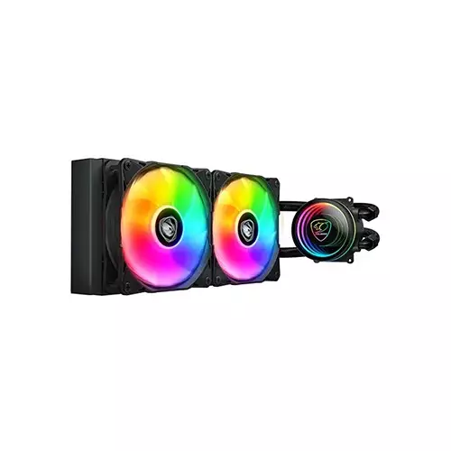 Cougar Poseidon Elite ARGB 240 240mm ARGB AIO Liquid CPU Cooler (Black)-gallery-1