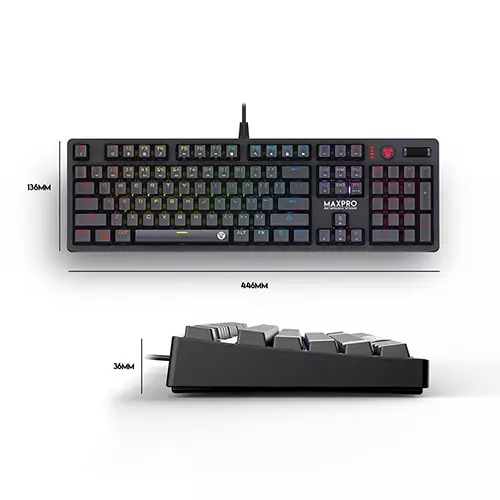 FANTECH Max Pro MK851 RGB Mechanical Switch Keyboard-gallery-2