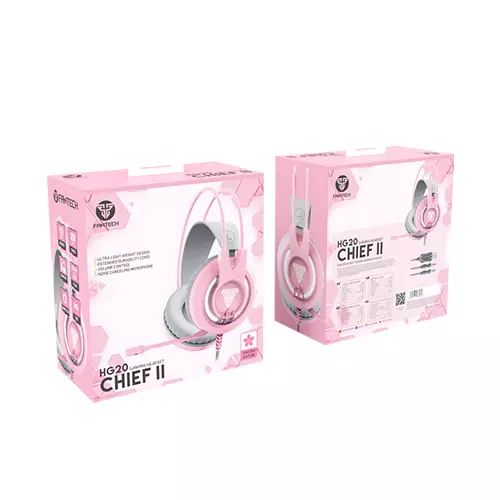 Fantech HG20 Chief II Sakura Edition RGB Gaming Headset (Pink)-gallery-3