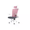 FANTECH OCA258 SAKURA BREATHABLE OFFICE CHAIR  (PINK)-gallery-2