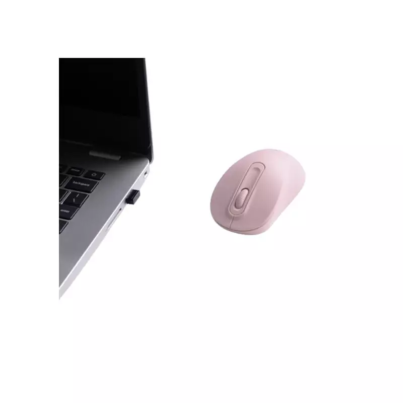 Fantech GO W608 Wireless Office Mouse (Pink)-gallery-1