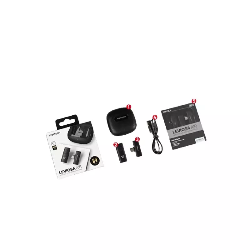 Fantech LEVIOSA AIR WMV11C Lavalier Type C Wireless Microphone-gallery-2