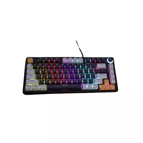 Fantech ATOM 81 MK875V2 RGB Wired Mechanical Gaming Keyboard (Navy Blue) /sky blue-gallery-1