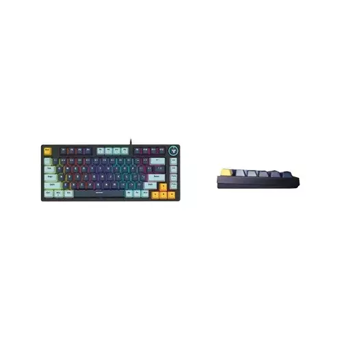 Fantech ATOM 81 MK875V2 RGB Wired Mechanical Gaming Keyboard (Sky Blue)-gallery-3