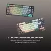 Fantech ATOM PRO83 MK913 Blue Switch/ Red Switch RGB Gaming Mechanical Keyboard (Mercury Grey)-gallery-2