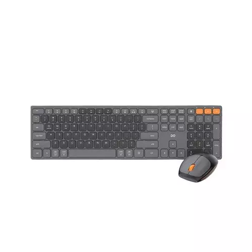 Fantech WK895 Wireless Office Keyboard & Mouse Combo (Gray)-gallery-1