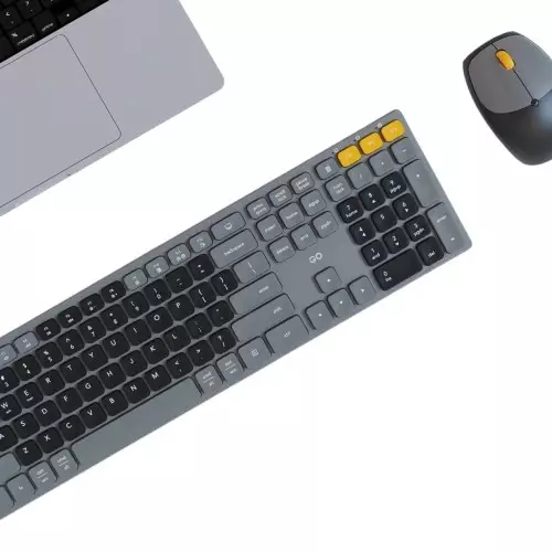 Fantech WK895 Wireless Office Keyboard & Mouse Combo (Gray)-gallery-3