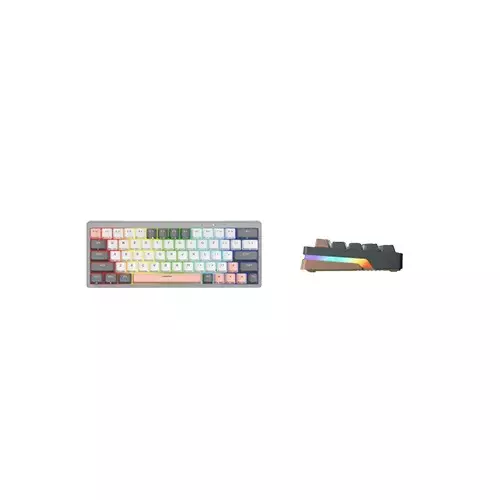 Fantech MK912 Atom PRO63 RGB Tri-Mode Blue Switch/Red Switch Mechanical Keyboard (Edition Saturn)-gallery-2