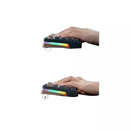 Fantech MK912 Atom PRO63 Mechanical Blue Switch Gaming Keyboard (Edition Mercury)-gallery-4