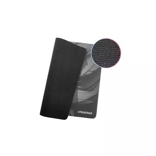 Fantech Strikepad MST491 Herringbone Rubber Base Gaming Black Mousepad-gallery-4