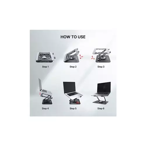 Fantech NS10 Laptop Stand Silver-gallery-2