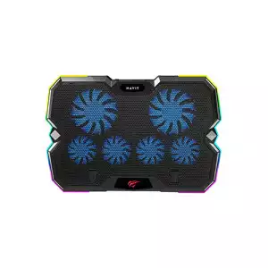 Havit Gamenote F2068 RGB 6 Fan Laptop Cooler with Mobile Holder