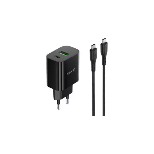 Havit ST926 USB Charger with USB-C to USB-C Cable-gallery-1