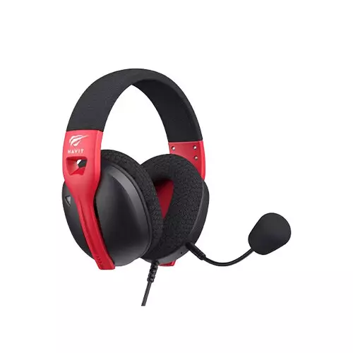 Havit Fuxi-H5d Wired Gaming Headphone (Black & Red)-gallery-1