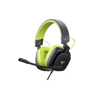 Havit H2048U Wired USB 7.1 Gamenote Gaming Headphone (Black & Green)-gallery-1