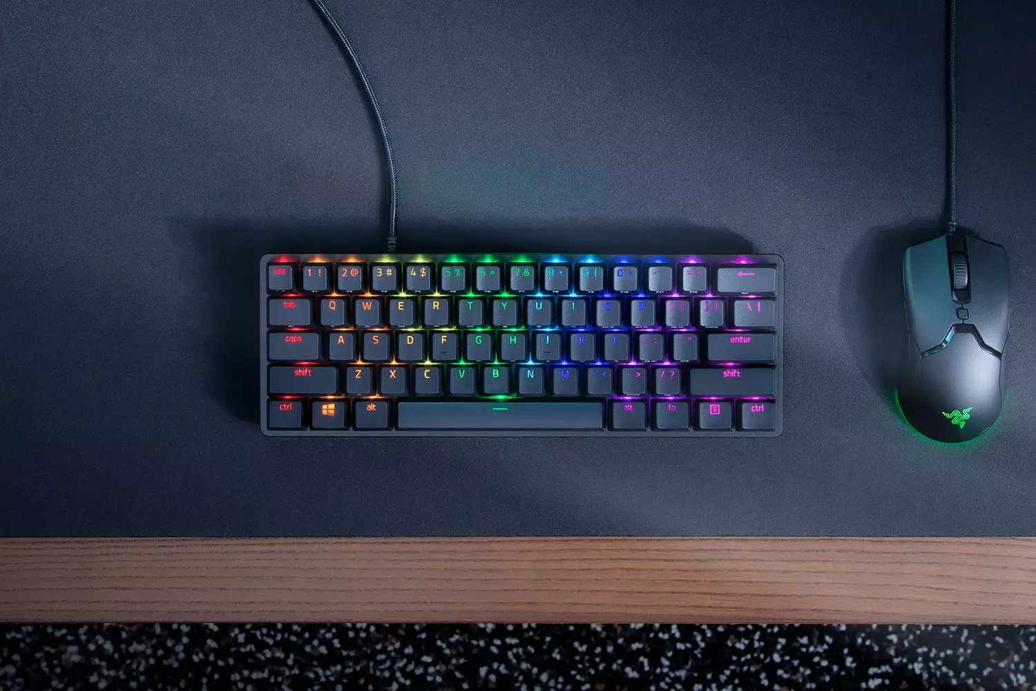 Razer Huntsman Mini Optical Gaming Keyboard (Clicky Purple Switch)-gallery-4