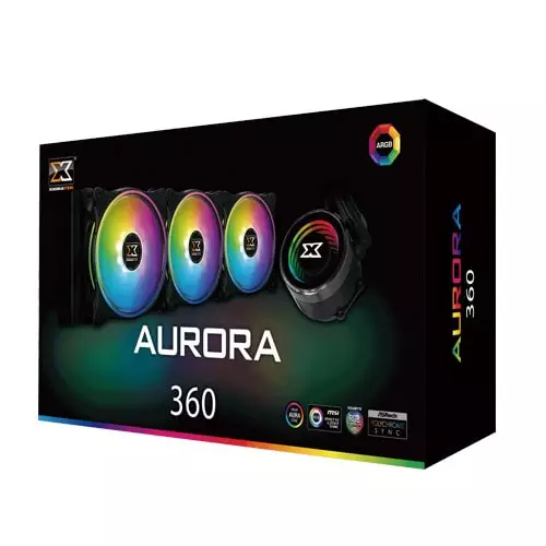 Xigmatek Aurora 360 ARGB 360mm All in One Liquid CPU Cooler-gallery-1