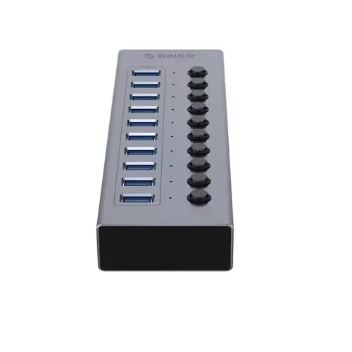 ORICO BT2U3-10AB 10-Port Hub With Individual Switches-gallery-1