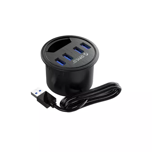 ORICO DESK-4U-BK DESKTOP POWER GROMMET-gallery-1