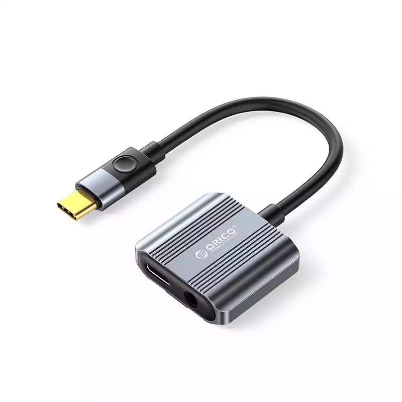 ORICO AXCP-02-BK-BP Type-C to 3.5mm Headphone Charge Adapter Docking Station