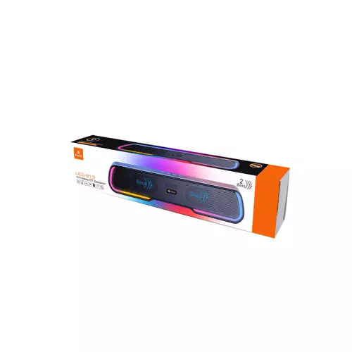 Kisonli LED-913 Bluetooth RGB Gaming Soundbar Speaker-gallery-1