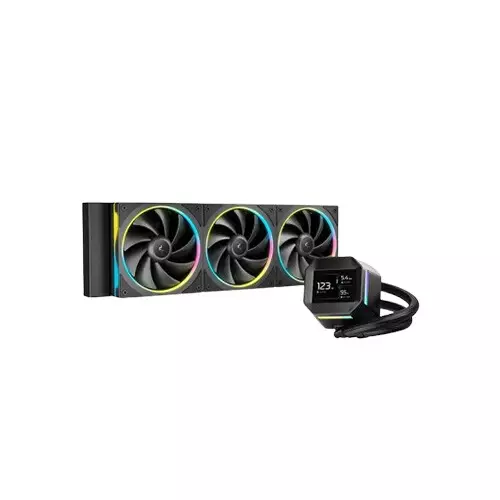 Deepcool LQ360 ULTRA 360mm Liquid CPU Cooler with Display (Black)