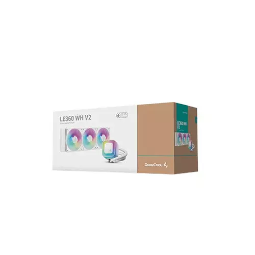 DeepCool LE360 V2 360mm RGB Liquid CPU Cooler (White)-gallery-5
