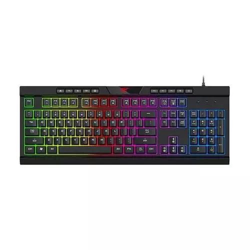 Havit GameNote KB500L Multi-Function LED Backlit USB Gaming Keyboard (Black)-gallery-1