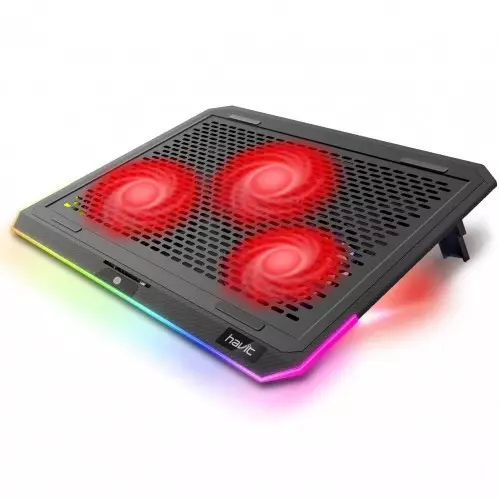 HAVIT F2073 Touch Control RGB Gaming Laptop Cooling Pad for 15.6-17 Inch Laptop