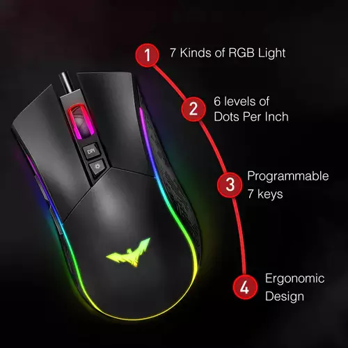 HAVIT HV-KB380L Mechanical Keyboard Mouse & Headset-gallery-3