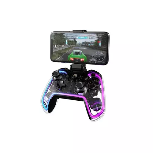 Havit G158BT Pro Transparent RGB Bluetooth Vibration Gamepad-gallery-1