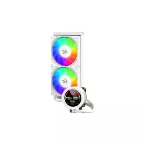 Redragon CCW-1019 RGB 240mm AIO Liquid CPU Cooler with Digital Display White-gallery-1
