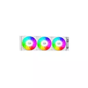 REDRAGON CCW-1017 360 CPU Liquid Cooler With Temperature Display 3x 12cm RGB Fans White-gallery-2