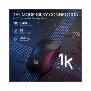 Redragon K1NG M916 LIT 1K Hz Tri-Mode Wireless Gaming Mouse-gallery-2