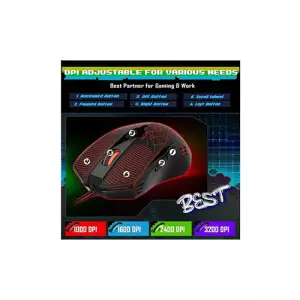 Redragon S107-BA RGB Wired Mechanical Keyboard & Mouse Gaming Combo-gallery-2