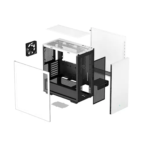 DEEPCOOL CH510 WH MID-TOWER ATX CASING (White)-gallery-2